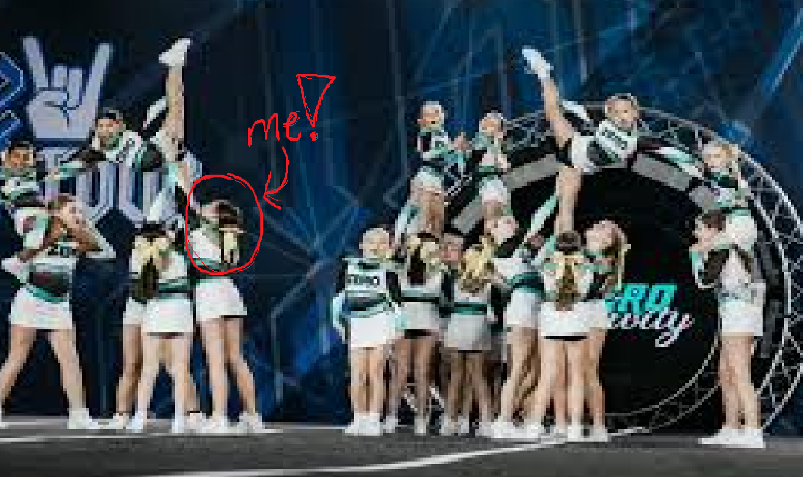 bad quality photo of my team!