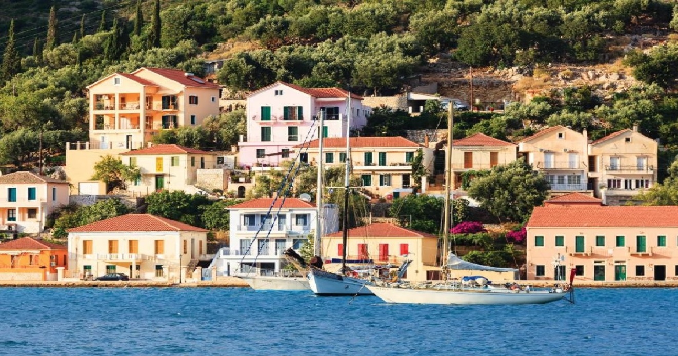 More houses along the coast